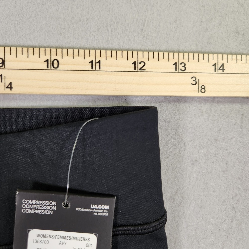 Under Armour Women's Black Compression HeatGear Mid Rise Leggings Small NWT - Picture 6 of 10